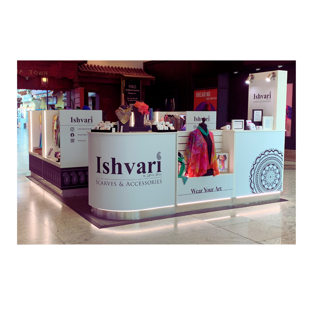 Ishvari Pop Up Shop at The Trafford Centre Manchester
