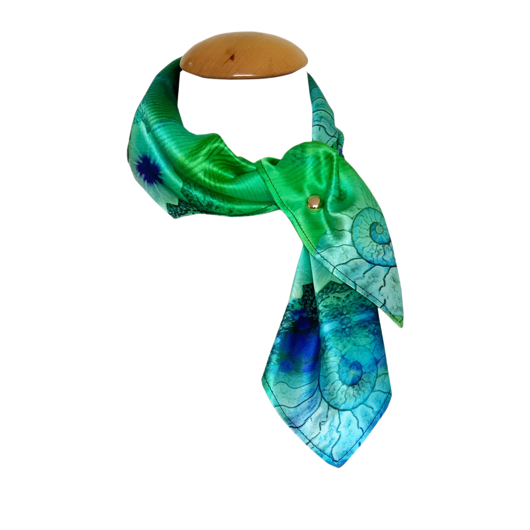 Satin silk 2025 square scarf